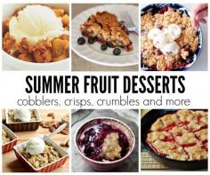 Summer Fruit Desserts