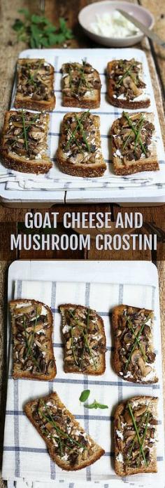 Have some friends over for a BBQ party? Make this healthy appetizer. It’s fun and easy to prepare and if you have some fresh herbs, they will make the crostini even better!