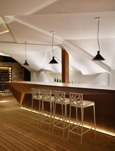 
                    
                        Studio Otto Felix Design Nosotros Bar Featuring A Faceted Sculptural Wall
                    
                