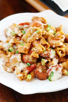 My family went NUTS over this!! Only disappointment was that there were NO leftovers! Definitely adding this one-pot meal to our dinner rotation!