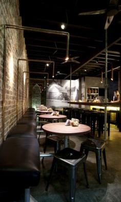 
                    
                        The Chip Off The Old Block bar fitout, Chippendale, New South Wales, Australia designed by Jason Blake Architecture
                    
                