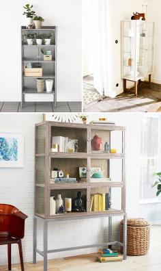 
                    
                        decorating with glass display cabinets / sfgirlbybay
                    
                