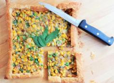 
                    
                        Creamy Corn & Fresh Herb Tart
                    
                