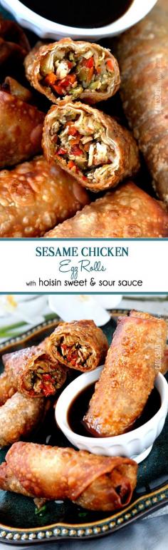 Sesame Eggrolls