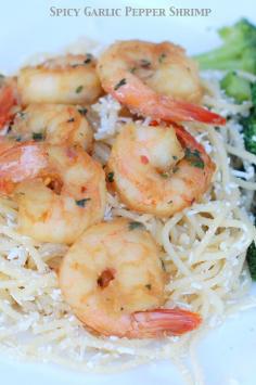 
                    
                        Spicy Garlic Pepper Shrimp | NoBiggie.net
                    
                