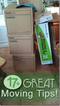 Moving Tips  1. Let ABF drive your stuff  2. Disassemble furniture  3.  Use stretch wrap for packing  4. Use lots of tie-down straps  5. Use furniture pads  6. Turn drawer hardware inside out  7. Use drawers in furniture to protect small fragile items  8. Never pack liquids in unmarked boxes!!   9. Pack the truck to the ceiling  11. Drink lots of water and take breaks  14.  When you get to the new house, make your bed first  15. Start packing WAY in advance, a box at a time  16 Purge everything!