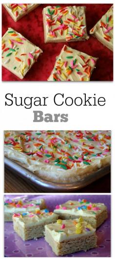 
                    
                        Sugar Cookie Bars Recipe
                    
                