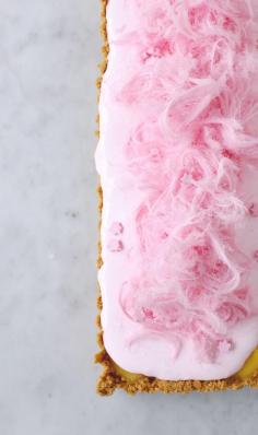 LEMON MUSKMALLOW PIE - if a lemon meringue pie, a musk stick and a marshmallow had a three-way this would be their love (triangle) child.