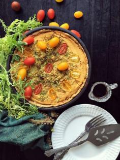
                    
                        SAVORY PUMPKIN – ARUGULA QUICHE WITH EARL GREY CRUST (VEGAN)
                    
                