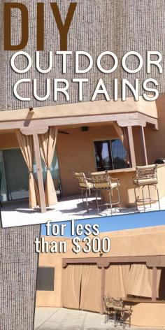 DIY Outdoor Curtains (
                                        