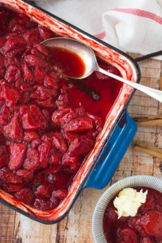 
                    
                        ROASTED CINNAMON STRAWBERRIES
                    
                