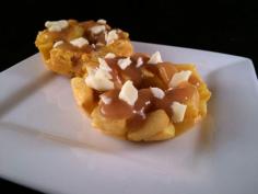 
                    
                        This Poutine Recipe Creates a Savory Donut Out of Fries, Gravy and Cheese #donuts trendhunter.com
                    
                