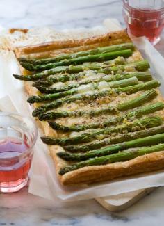 Asparagus Tart recipe- for a nice summer brunch.