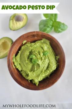 Avocado Spinach Pesto - My Whole Food Life P