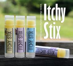 DIY BUG BITE RELIEF STICKS Itchy Stix - Photo by Jan Berry (HobbyFarms.com)
