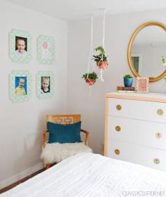 DIY Gold Scalloped Frames   Free Printable