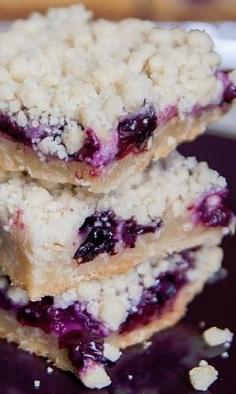 Blueberry Cobbler Butter Bars Recipe
