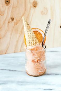 Favorite Summer Treat {Grapefruit Guava and Rum Sorbet via The Artful Desperado!}