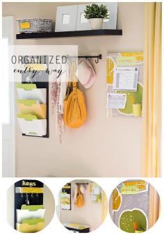 organized entry way
