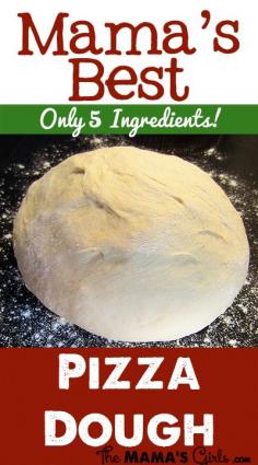 Mama's Best Pizza Dough  Personal thoughts: Very very simple and definitely delicious.  I used the dough to make pizza rolls and it was great.