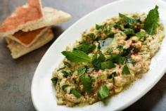 This tart Turkish-style salad is meant to be served with triangles of warm pita or other flatbread for dipping At the market, choose eggplants that are firm and shiny; they will taste sweeter and have fewer seeds Make the salad several hours or up to a day in advance