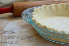 Homemade Pie crust (shortening free)
