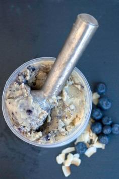 
                    
                        Toasted Coconut and Blueberry Ice Cream
                    
                