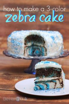 Zebra cake