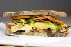 Ham, Turkey and Smoked Gouda Sandwich with Roasted Jalapeno Peppers | Chili Pepper Madness