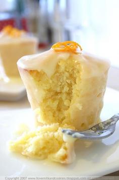 Orange Blossom Yogurt Cakes