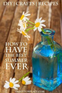 
                    
                        Over 100 ideas | All Things Summer | DIY, crafts, recipes and more!
                    
                