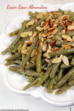 Parmesan Garlic Green Bean Almandine
