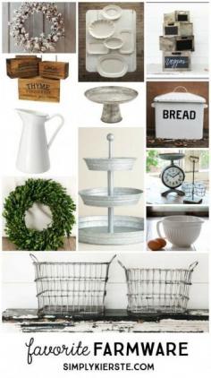 
                    
                        Favorite Farmware... and where to find it! | simplykierste.com
                    
                