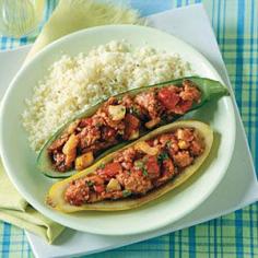 Sausage-Stuffed Squash at WomansDay.com- Easy Recipes - Woman's Day