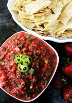 
                    
                        Savory Strawberry Salsa
                    
                