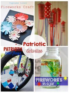 
                    
                        Patriotic Kids Activities and Printables - So many 4th of July ideas!
                    
                