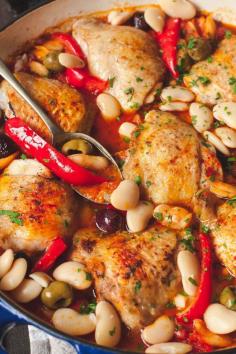 Spanish Chicken in Bravas Sauce-all favourite flavours of Spain in one delicious recipe!