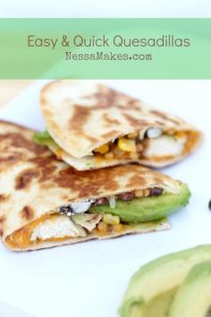 [ad] Easy & Quick Meal Idea: Quesadillas - Nessa Makes #everydayeffortless @walmart