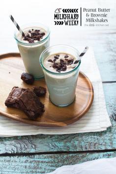 peanut butter and brownie milkshake recipe
