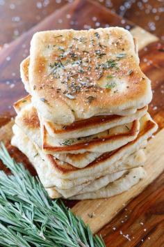 Rosemary flatbread w/ sea salt