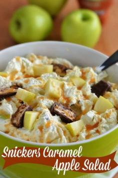 Snickers Caramel Apple Salad recipe
