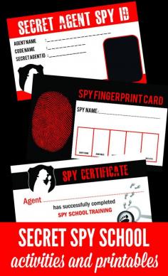 Spy School Kids Activities