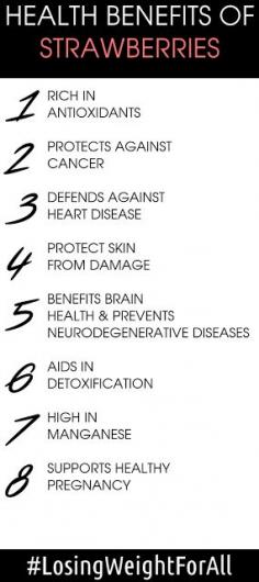 Health Benefits Of Strawberries