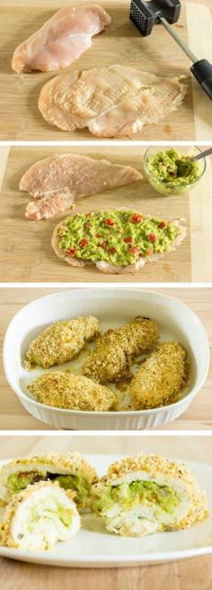
                    
                        Guacamole Stuffed Chicken Breast Good to go for Phase 3! Just substitute sprouted grain bread crumbs for the Panko.
                    
                