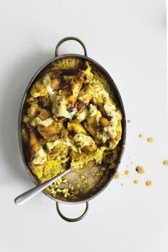 
                    
                        Turmeric butter chicken and lemongrass coconut rice.
                    
                