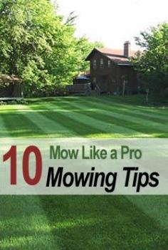 Lawn Mowing Tips