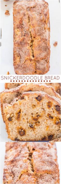 Snickerdoodle Bread #dessert