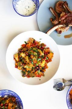 
                    
                        QUINCE, PUMPKIN, EGGPLANT AND QUINOA SALAD
                    
                