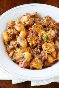 Cheeseburger Gnocchi recipe!