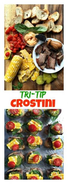 
                    
                        Tri Tip Crostini at ReluctantEntertai...
                    
                